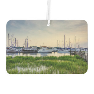Désodorisant Pour Voiture Charleston Harbour Boats Sunset