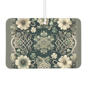 Désodorisant Pour Voiture Charme floral du trèfle celtique