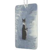 Désodorisant Pour Voiture chat dans la neige (Gauche)