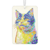 Désodorisant Pour Voiture Chat dans le bouton Lumière du Soleil (Dos)