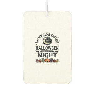 Désodorisant Pour Voiture Chat d'Halloween Chats noirs Citrouilles Vintage D