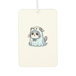 Désodorisant Pour Voiture Chat en costume de fantôme pour Halloween Tank Top