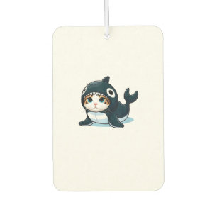 Désodorisant Pour Voiture Chat en costume d'orque débardeur