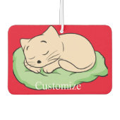 Désodorisant Pour Voiture Chat endormi Thunder_Cove (Devant)