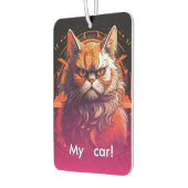 Désodorisant Pour Voiture Chat grumpy orange  (Gauche)