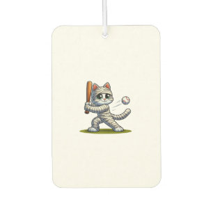 Désodorisant Pour Voiture Chat momie baseball citrouille Halloween. Débardeu