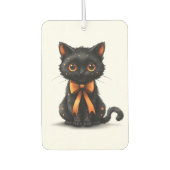 Désodorisant Pour Voiture Chat noir (Devant)