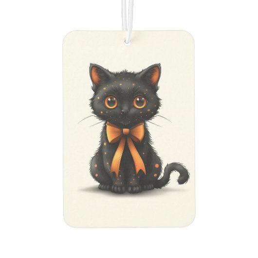Désodorisant Pour Voiture Chat noir (Dos)