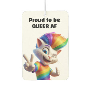 Désodorisant Pour Voiture Chat queer