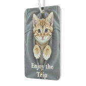 Désodorisant Pour Voiture Chat sortant d'une fermeture éclair (Gauche)
