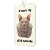 Désodorisant Pour Voiture Chat Sphynx ridé (Gauche)