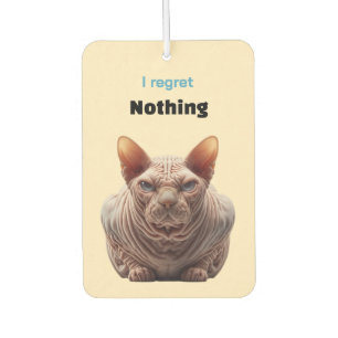 Désodorisant Pour Voiture Chat Sphynx sans regret