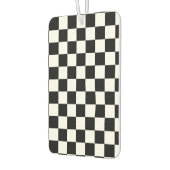 Désodorisant Pour Voiture Checkerboard pattern black and white (Gauche)