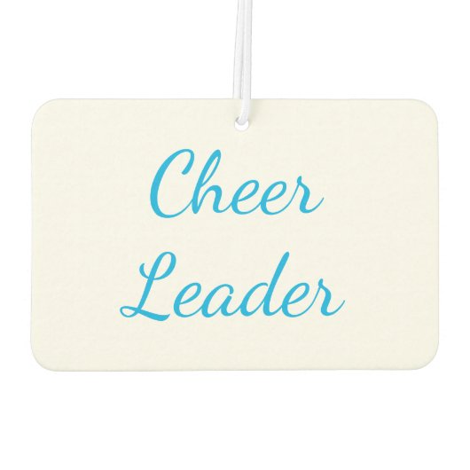 Désodorisant Pour Voiture Cheer Leader Air Freshner (Dos)