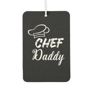 Désodorisant Pour Voiture Chef papa | Cuisiner un cadeau | Amateurs de nourr