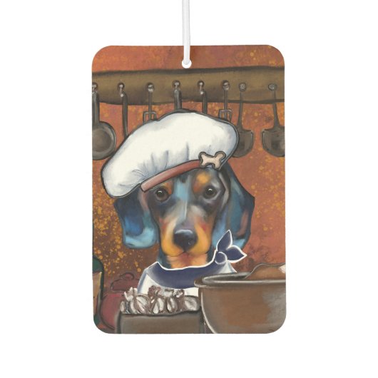 Désodorisant Pour Voiture Chefs Dachshund (Devant)