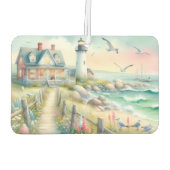 Désodorisant Pour Voiture Chemin vers le chalet côtier du phare (Dos)