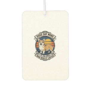 Désodorisant Pour Voiture Chemise citation Corgi gravure vintage T-shirt ama