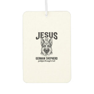Désodorisant Pour Voiture Chemise de Berger Allemand de Foi pour l'Amour des