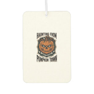 Désodorisant Pour Voiture Chemise de citrouille d'Halloween Vintage Jack O L