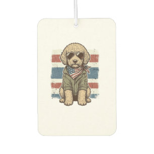 Désodorisant Pour Voiture Chemise de conception de gravure vintage de chien 