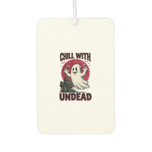 Désodorisant Pour Voiture Chemise de fantôme d'Halloween Design Zombie Haunt