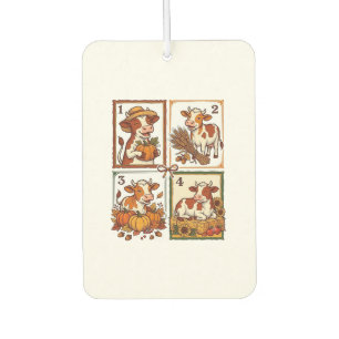 Désodorisant Pour Voiture Chemise de ferme à patchwork vintage Quatuor de va