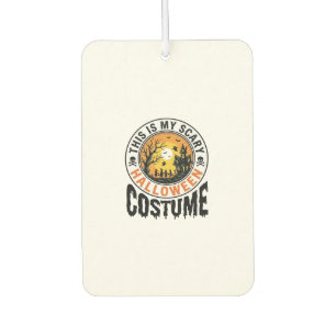 Désodorisant Pour Voiture Chemise de gravure vintage de costume d'Halloween