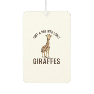 Désodorisant Pour Voiture Chemise de gravure vintage de garçon qui aime les