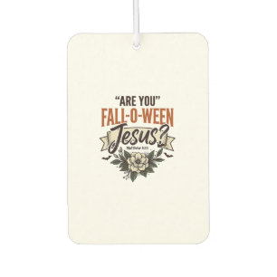 Désodorisant Pour Voiture Chemise de gravure vintage Jésus Christian Fall-O-