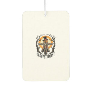 Désodorisant Pour Voiture Chemise de Halloween Épouvantail Gravure Vintage R