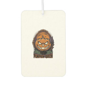 Désodorisant Pour Voiture Chemise de la Reine Citrouille Halloween Vintage J