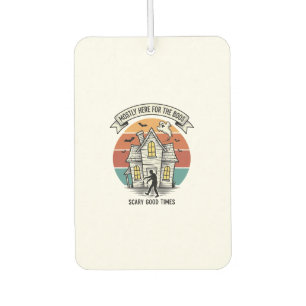Désodorisant Pour Voiture Chemise de maison hantée drôle Halloween vintage é
