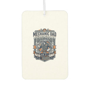 Désodorisant Pour Voiture Chemise de Mécanicien de la Fête des Pères Papa Dr