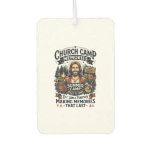 Désodorisant Pour Voiture Chemise de nostalgie de camp de VBS de l'église Jé