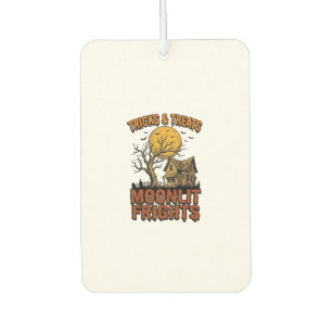Désodorisant Pour Voiture Chemise de nuit d'arbre vintage de lune hantée d'H