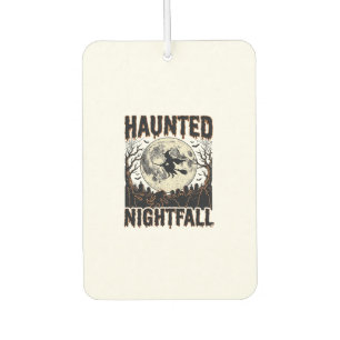 Désodorisant Pour Voiture Chemise de nuit hantée Gravure vintage Halloween D