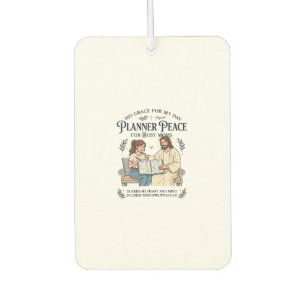 Désodorisant Pour Voiture Chemise de planificateur de maman à domicile Jésus