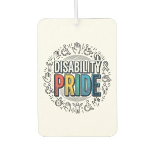 Désodorisant Pour Voiture Chemise de sensibilisation inclusive vintage de fi