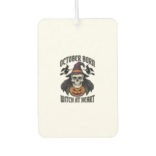 Désodorisant Pour Voiture Chemise de sorcière d'octobre Vintage Halloween An