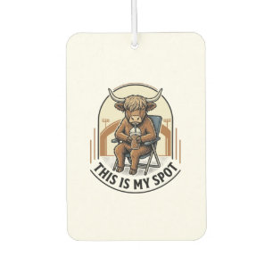 Désodorisant Pour Voiture Chemise de vache de baseball avec mascotte de café