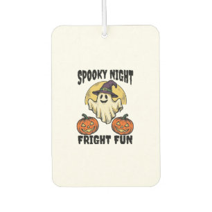 Désodorisant Pour Voiture Chemise fantôme citrouille effrayante Halloween vi