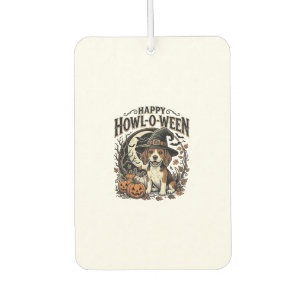 Désodorisant Pour Voiture Chemise Halloween Chapeau De Sorcière Beagle Joyeu