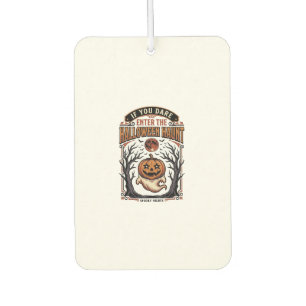 Désodorisant Pour Voiture Chemise Halloween Vintage Citrouille Gravée Fantôm