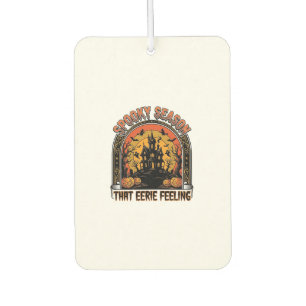 Désodorisant Pour Voiture Chemise Halloween Vintage Sentiment de Saison Somb