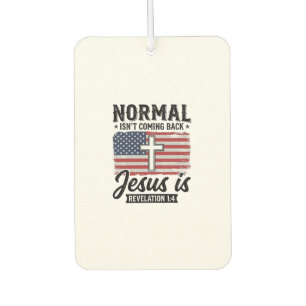Désodorisant Pour Voiture Chemise Révélation Jésus Normal Ne Revient Pas_1