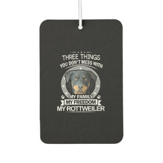 Désodorisant Pour Voiture Chemise Rottweiler Trois Choses Que Vous N'Avez Pa