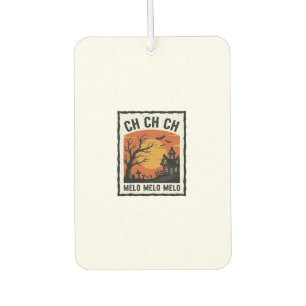 Désodorisant Pour Voiture Chemise silhouette d'arbre hanté Halloween vintage