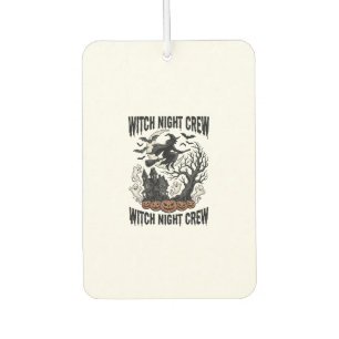 Désodorisant Pour Voiture Chemise sorcière vintage nuit de coven Halloween G