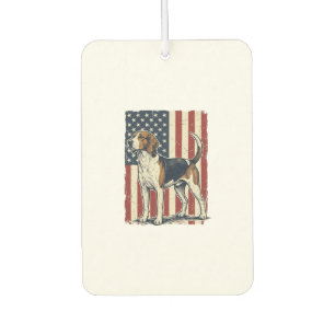 Désodorisant Pour Voiture Chemise vecteur de drapeau patriotique de chien de